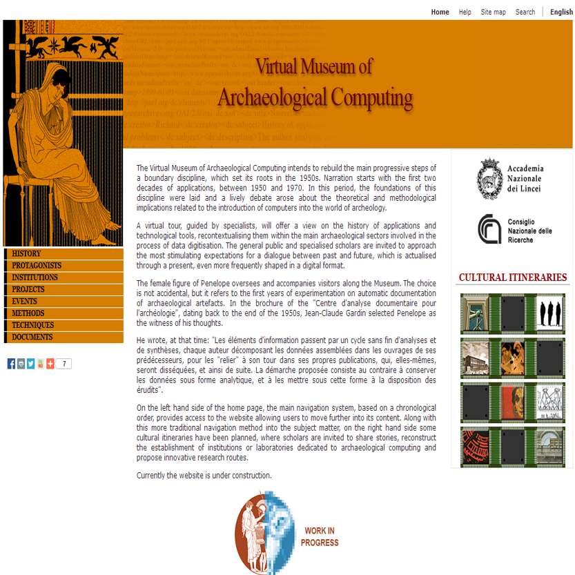 The Virtual Museum of Archaeological Computing